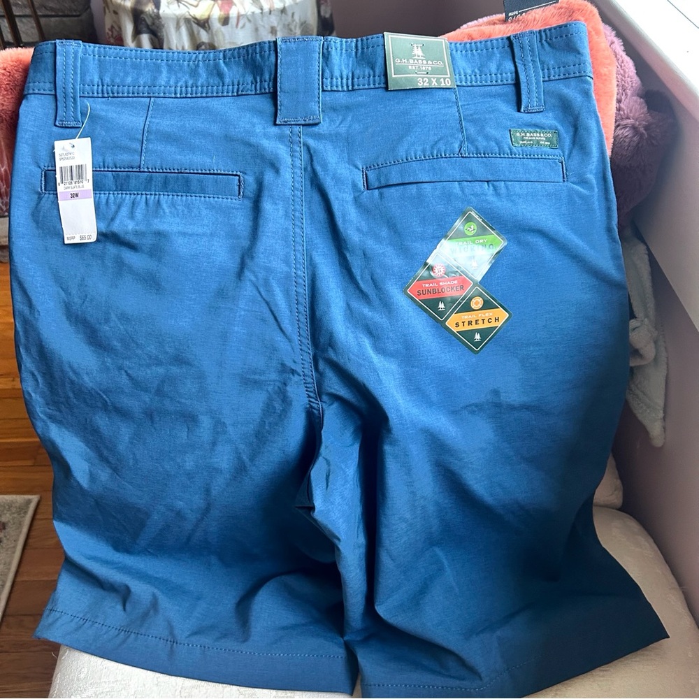 G.H.Bass&Co. Blue Shorts NWT 32 - Picture 9 of 9